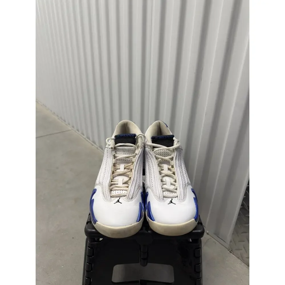 Nike Air Jordan 14 Hyper Royal White 2020 Size 8.5 Men's - 487471-104